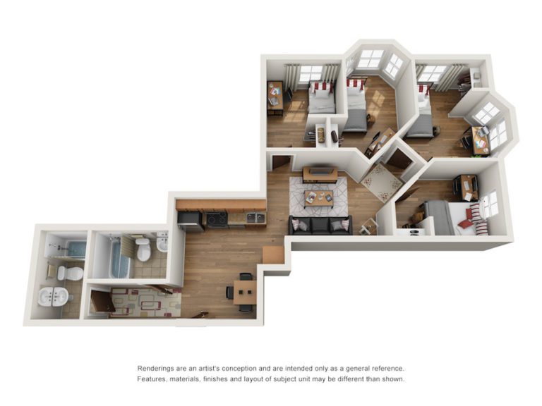 Floor Plans Madbury Road Apartments near UNH